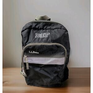 LL Bean Unisex Weatherproof Nylon Deluxe Original Book Pack Backpack 109530